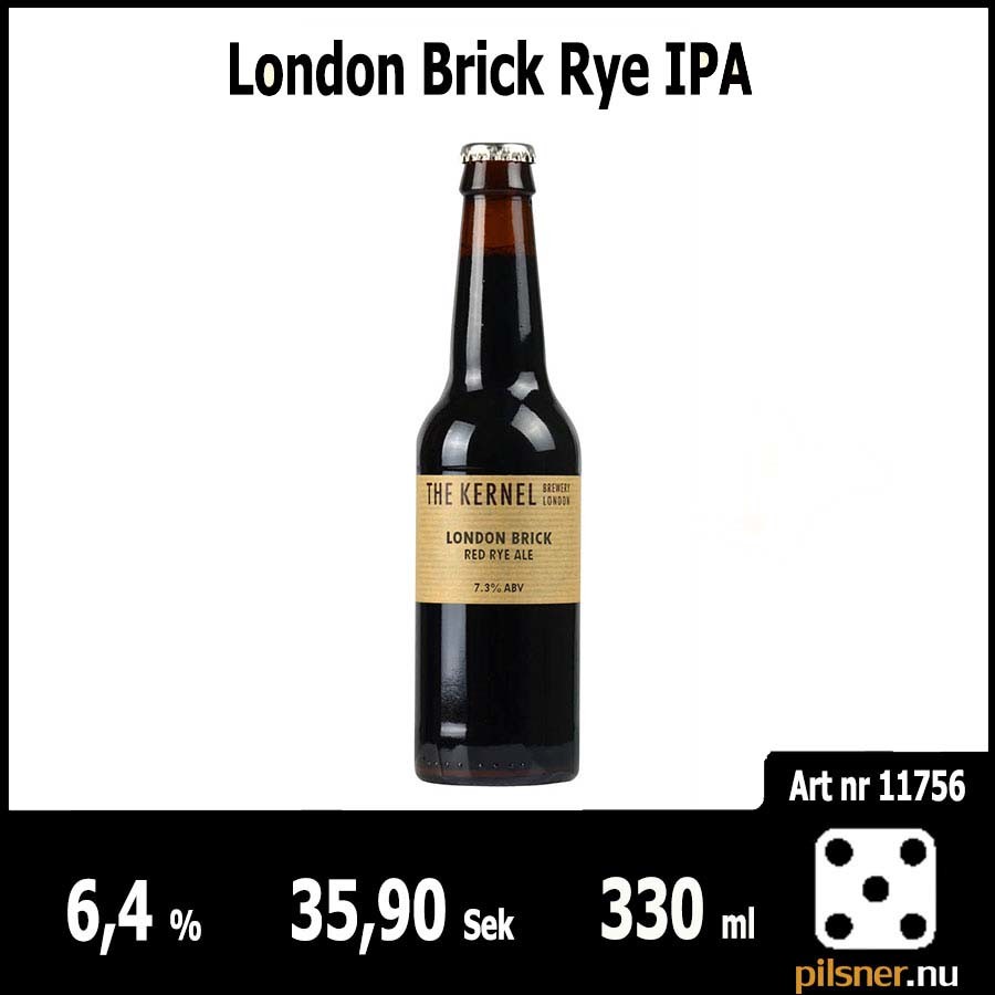 London Brick Rye IPA - Pilsner.nu