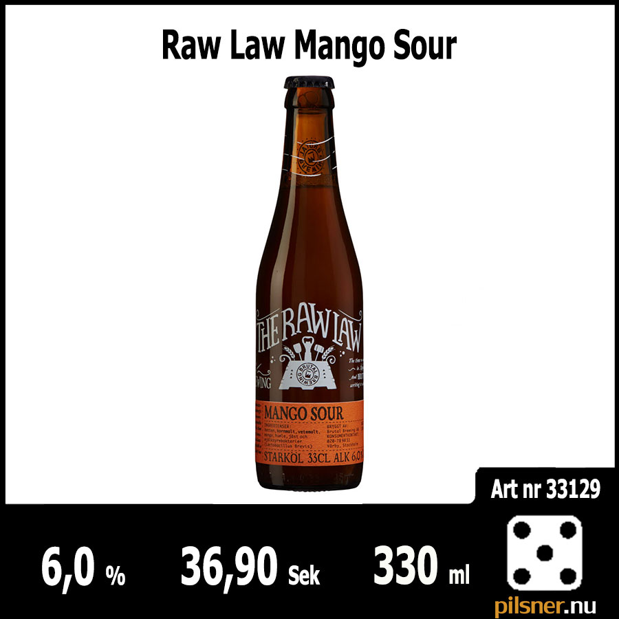 Raw Law Mango Sour - Pilsner.nu