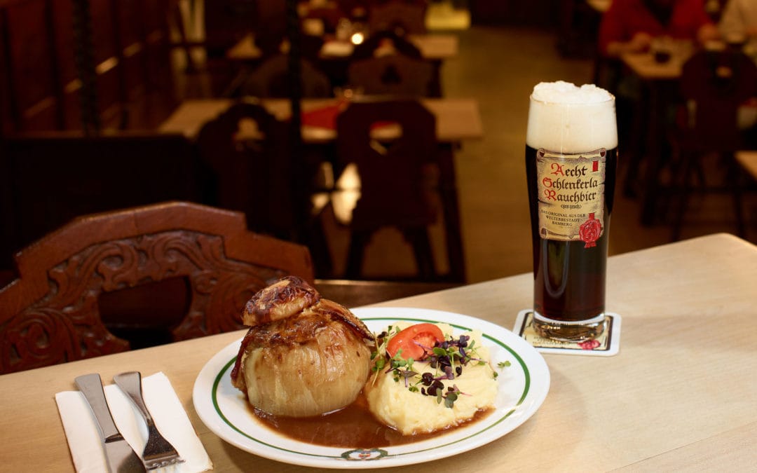 Aecht Schlenkerla – recept på lök från Bamberg