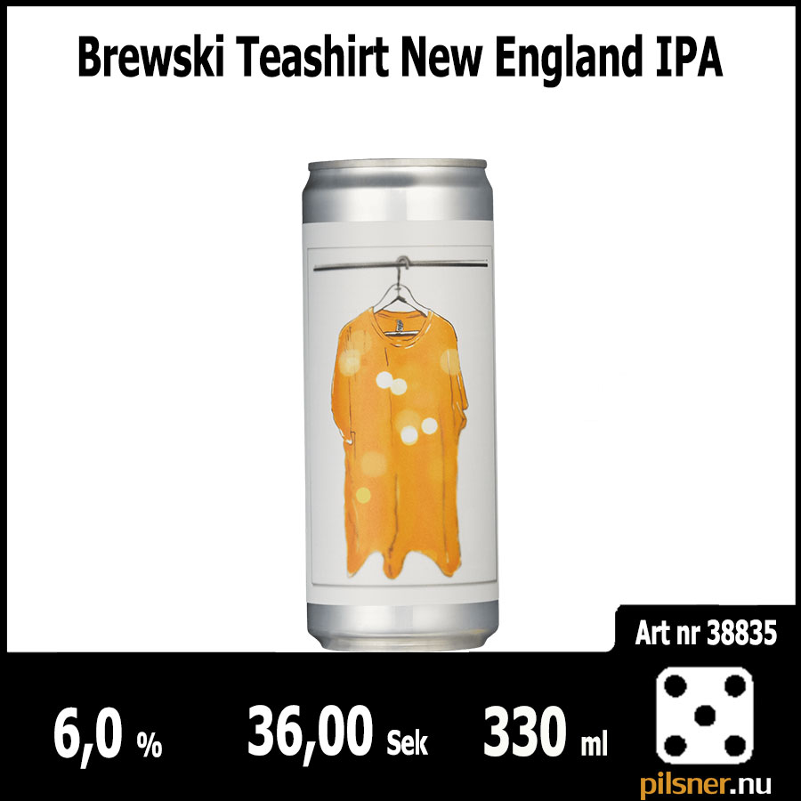 Brewski Teashirt New England IPA