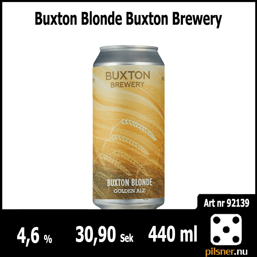 Buxton Blonde Buxton Brewery