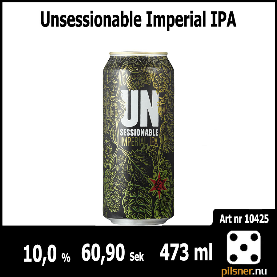 Unsessionable Imperial IPA Revolution Brewing Co