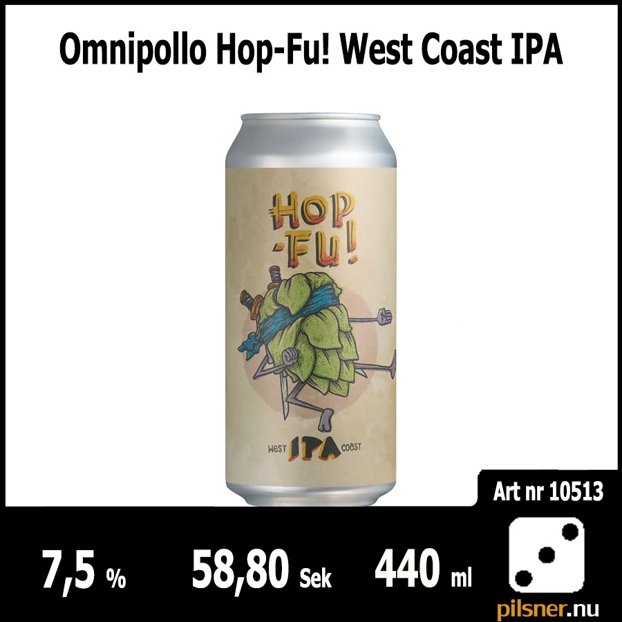 Omnipollo Hop-Fu! West Coast IPA Omnipollo Hop-Fu! West Coast IPA