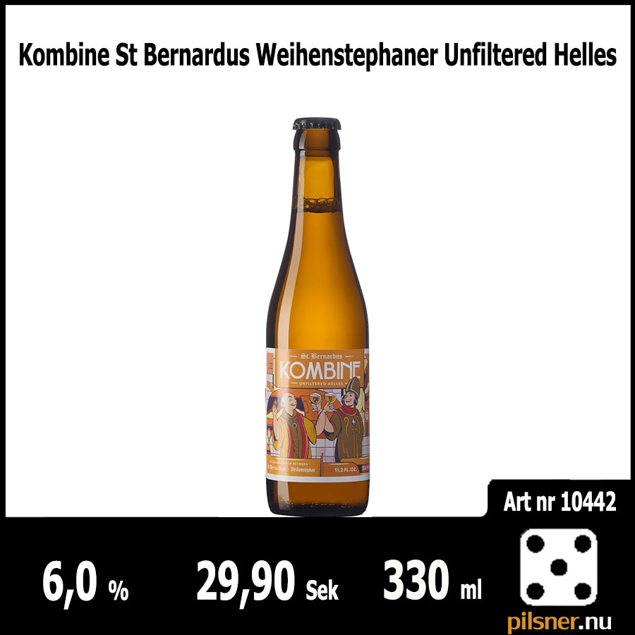 Kombine St Bernardus Weihenstephaner Unfiltered Helles Kombine St Bernardus Weihenstephaner Unfiltered Helles